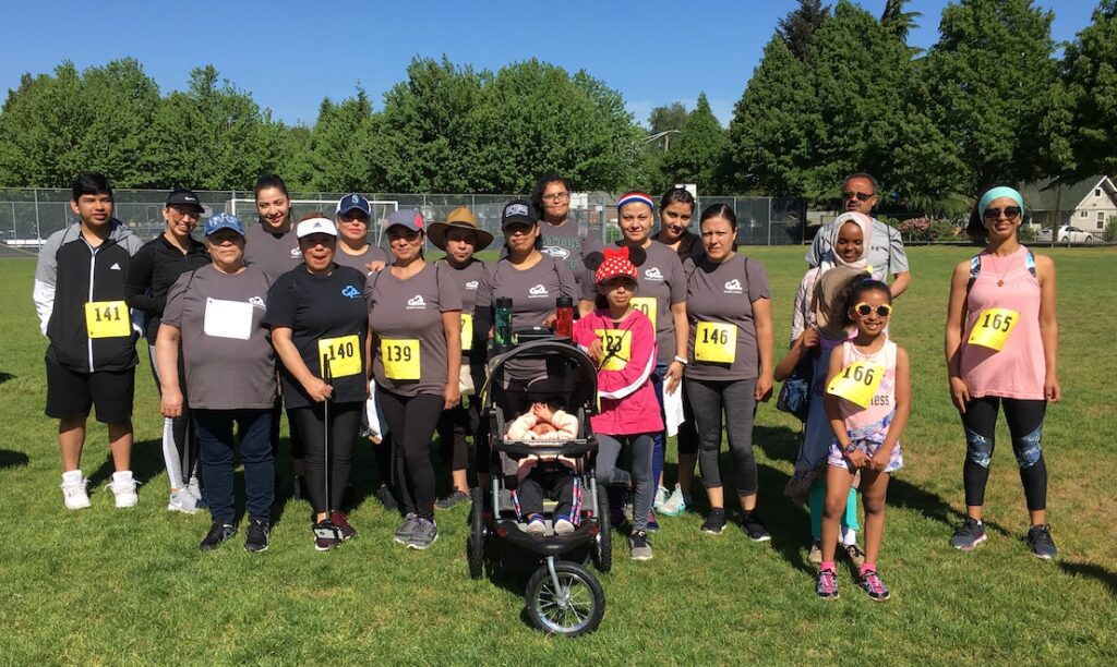 group of race participants